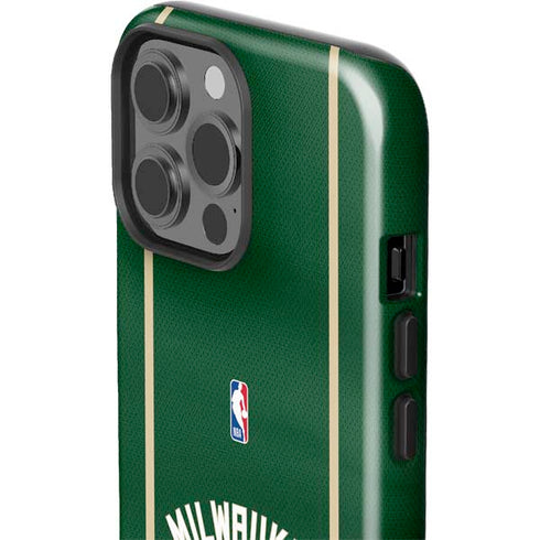 NBA Milwaukee Bucks Jersey iPhone 15 Pro Max Impact Case